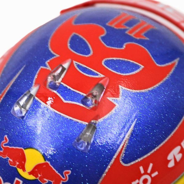 Sergio Pérez miniature helmet Formula 1 Mexico GP 2024 1/4