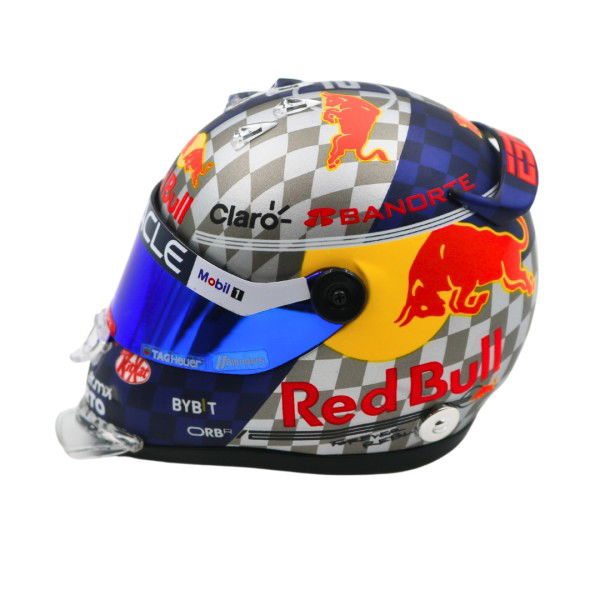 Sergio Pérez miniature helmet Formula 1 Silverstone GP 2024 1/4