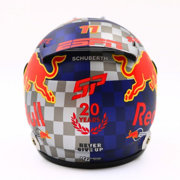 Sergio Pérez casque miniature Formule 1 GP de Silverstone 2024 1/2