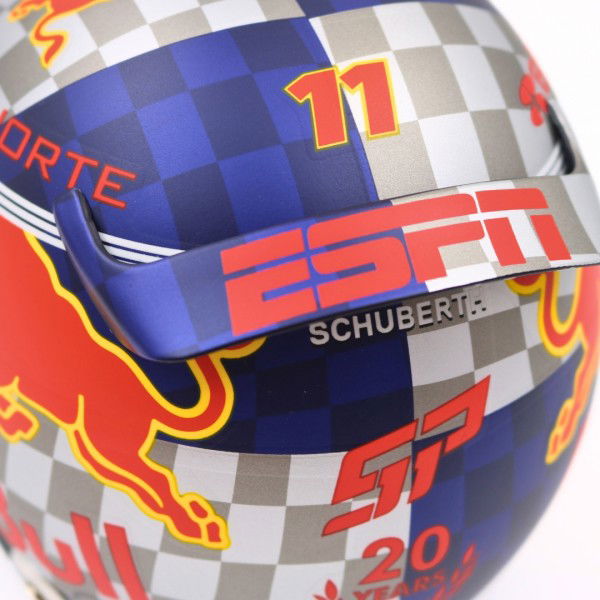 Sergio Pérez casque miniature Formule 1 GP de Silverstone 2024 1/2