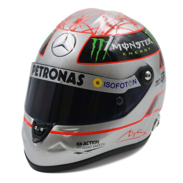 Casco di platino Michael Schumacher Spa 300 GP 2012 1/2