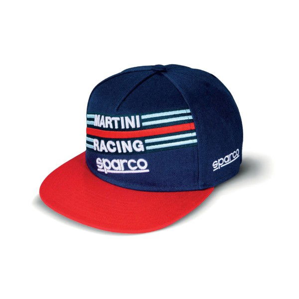 Martini Racing Cap Flat Brim navy blau