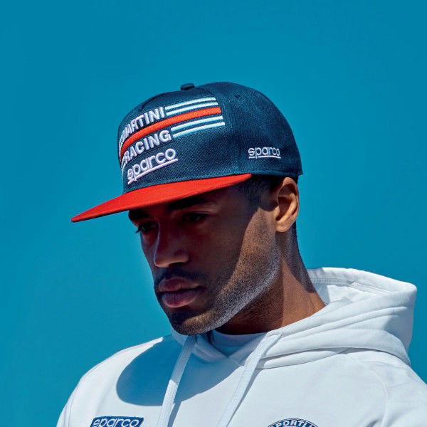Martini Racing Cappuccio Flat Brim blu navy