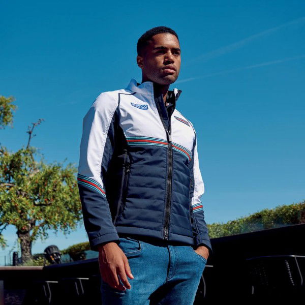 Martini Racing Chaqueta Softshelljacket azul/blanco