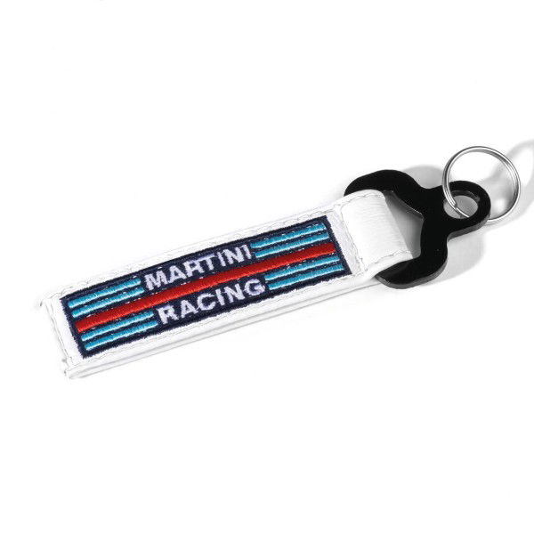 Martini Racing Schlüsselanhänger weiß