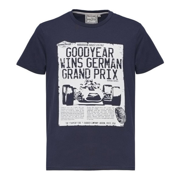 Goodyear T-Shirt Canton bleu