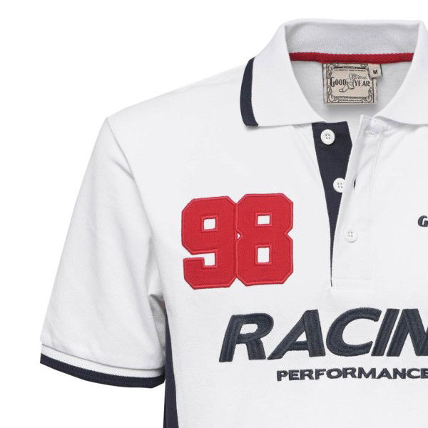Goodyear Polo shirt Somerville white
