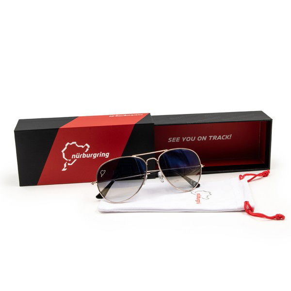 Nürburgring Lunettes de soleil Brünnchen or