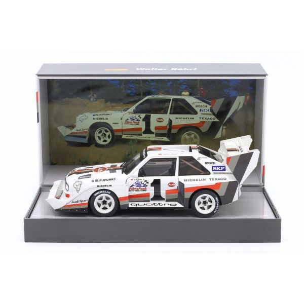 Audi Sport Quattro S1 E2 #1 Vainqueur Pikes Peak 1987 Walter Röhrl 1/18