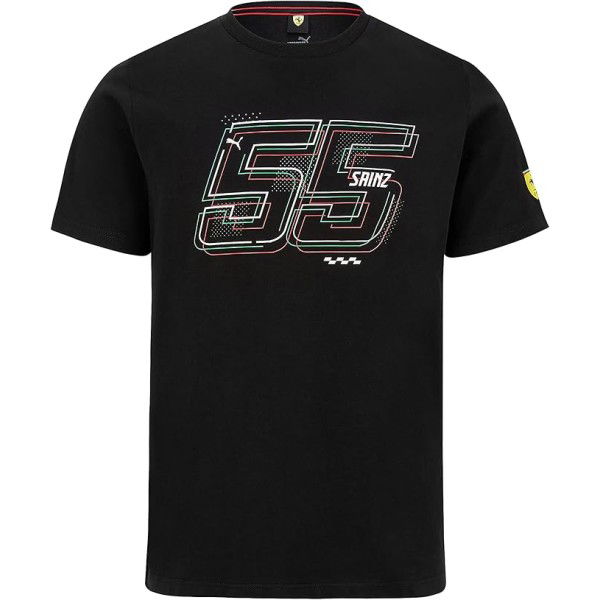 Scuderia Ferrari Sainz T-Shirt schwarz