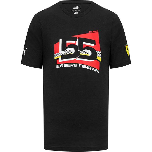 Scuderia Ferrari Sainz T-Shirt noir