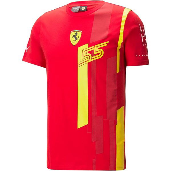 Scuderia Ferrari Sainz T-Shirt rouge
