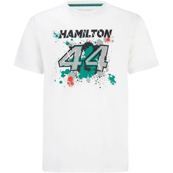 Mercedes-AMG Petronas Hamilton T-Shirt blanc