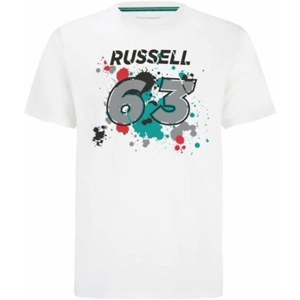 Mercedes-AMG Petronas Russell T-Shirt weiß