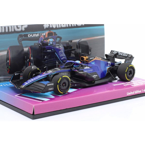 Alexander Albon Williams Racing FW44 Formel 1 Miami GP 2022 1:43