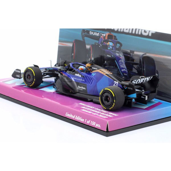 Alexander Albon Williams Racing FW44 Formel 1 Miami GP 2022 1:43