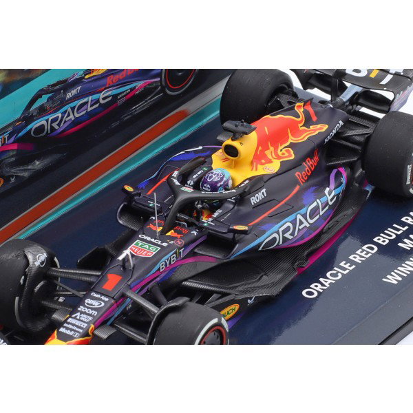 Max Verstappen Oracle Red Bull Racing Sieger Miami GP 2023 1:43
