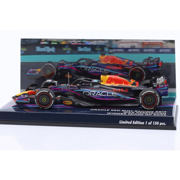 Max Verstappen Oracle Red Bull Racing Sieger Miami GP 2023 1:43