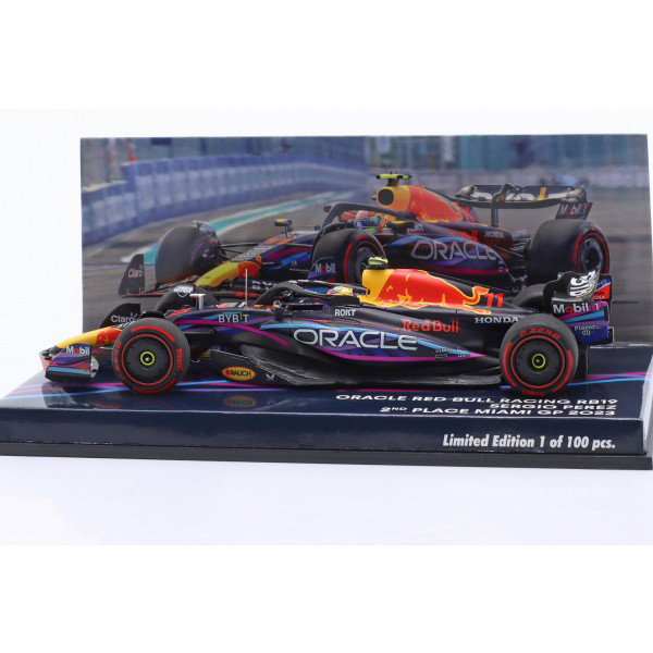 Sergio Pérez Oracle Red Bull Racing 2. Platz Miami GP 2023 1:43