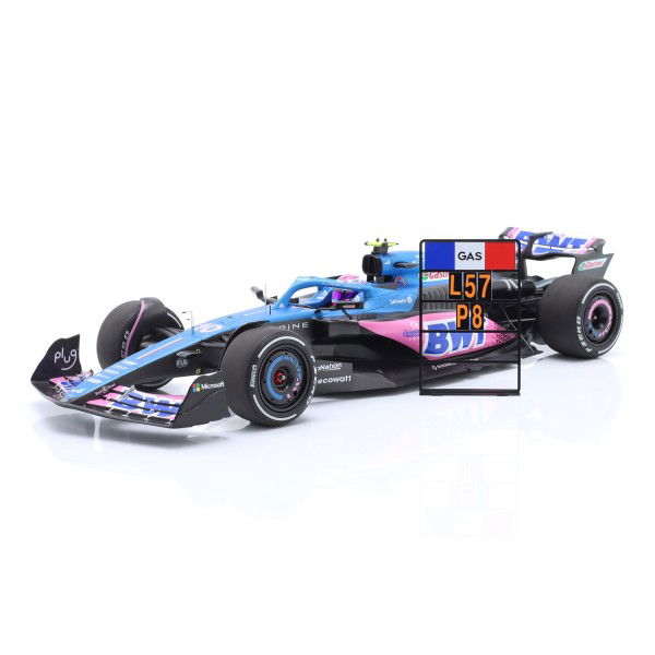 Pierre Gasly BWT Alpine F1 Team A523 Formel 1 Miami GP 2023 1:18