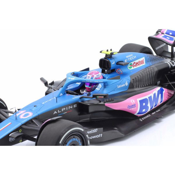 Pierre Gasly BWT Alpine F1 Team A523 Formel 1 Miami GP 2023 1:18