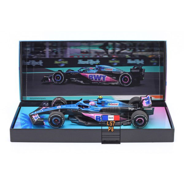 Pierre Gasly BWT Alpine F1 Team A523 Formel 1 Miami GP 2023 1:18