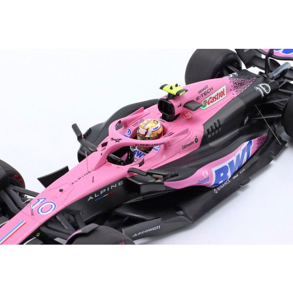 Pierre Gasly BWT Alpine F1 Team A523 Formel 1 Bahrain GP 2023 1:18