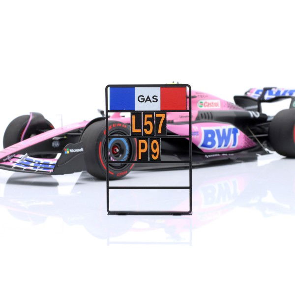 Pierre Gasly BWT Alpine F1 Team A523 Formel 1 Bahrain GP 2023 1:18