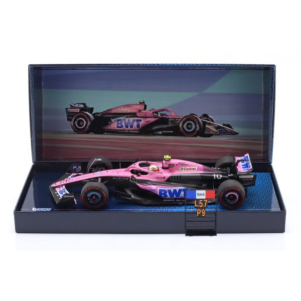 Pierre Gasly BWT Alpine F1 Team A523 Formel 1 Bahrain GP 2023 1:18