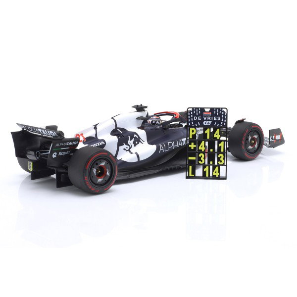 Nyck de Vries Scuderia AlphaTauri AT04 Fórmula 1 2023 Edición limitada 1/18