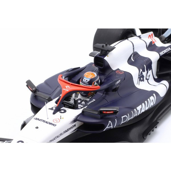 Nyck de Vries Scuderia AlphaTauri AT04 Fórmula 1 2023 Edición limitada 1/18