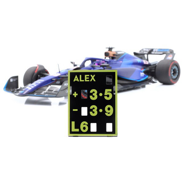 Alexander Albon Williams Racing FW45 Formule 1 2023 Édition limitée 1/18