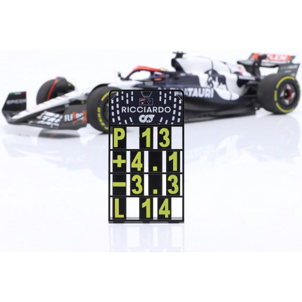 Daniel Ricciardo Scuderia AlphaTauri AT04 Fórmula 1 2023 Edición limitada 1/18