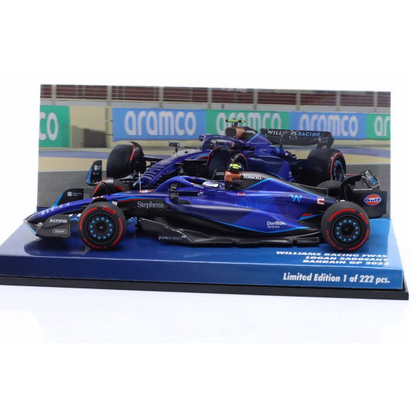 Logan Sargeant Williams Racing FW45 Formel 1 2023 Limitierte Edition 1:43