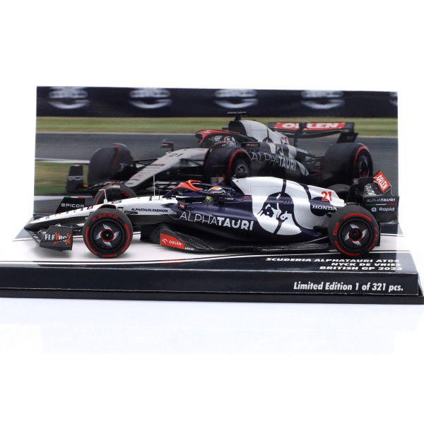 Nyck de Vries Scuderia AlphaTauri AT04 Formula 1 2023 Edizione limitata 1/43