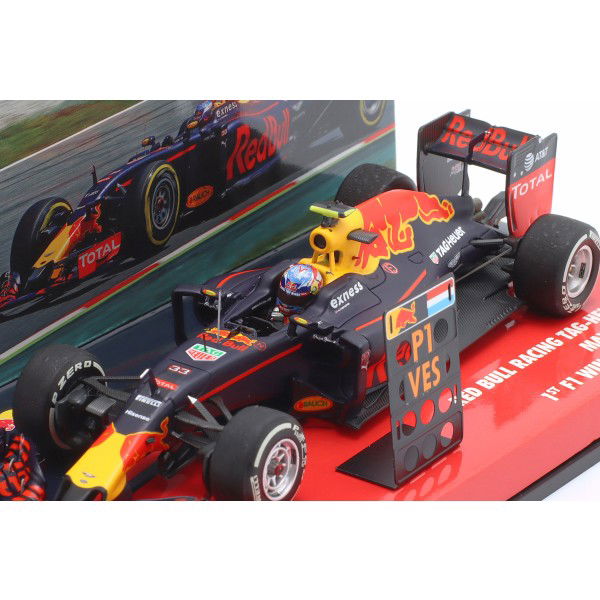 Max Verstappen Red Bull Racing RB12 Formula 1 Winner Spain GP 2016