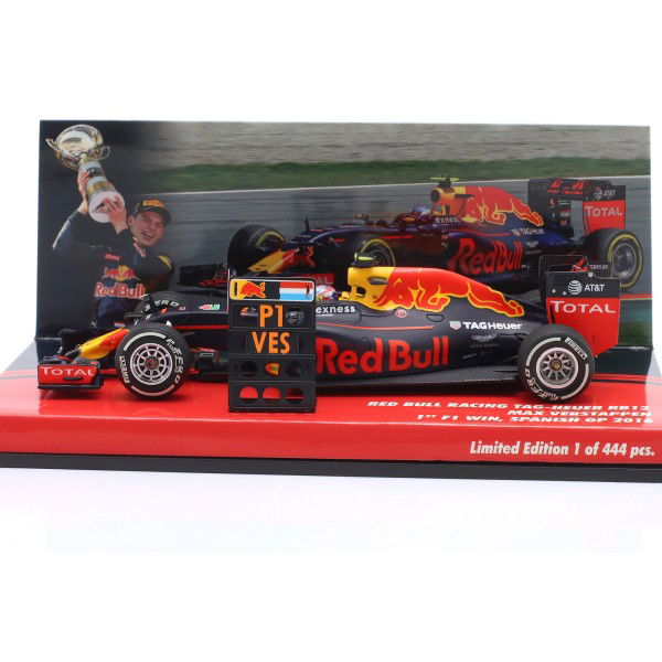 Max Verstappen Red Bull Racing Sieger Spanien GP 2016 1:43