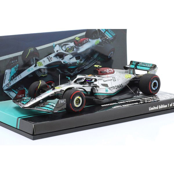 Lewis Hamilton Mercedes AMG Petronas W13 Formel 1 Silverstone GP 2022 1:43