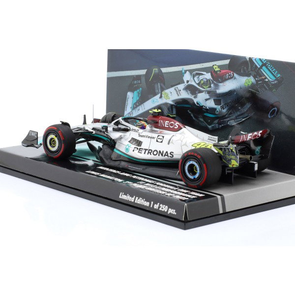 Lewis Hamilton Mercedes AMG Petronas W13 Formel 1 Silverstone GP 2022 1:43