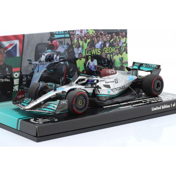 George Russell Mercedes AMG Petronas W13 Formula 1 Winner Brazil