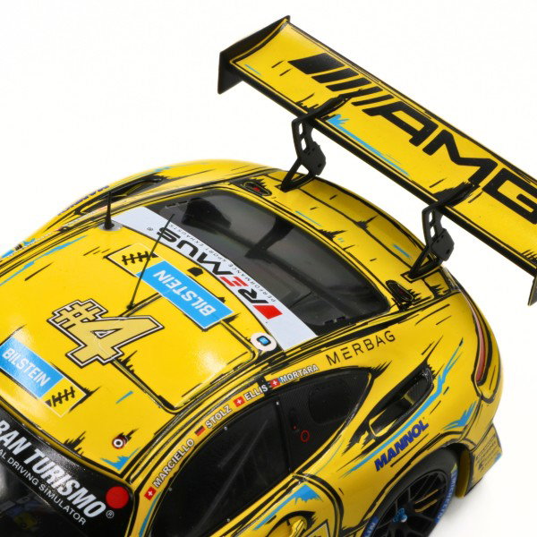 Mercedes AMG GT3 Evo #4 HRT Carrera de 24h de Nürburgring 2023 1/18