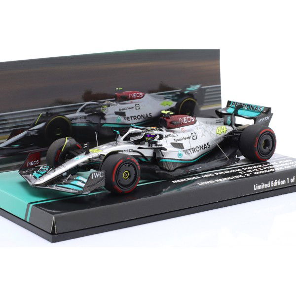 Lewis Hamilton Mercedes AMG Petronas W13 Formel 1 Ungarn GP 2022 1:43