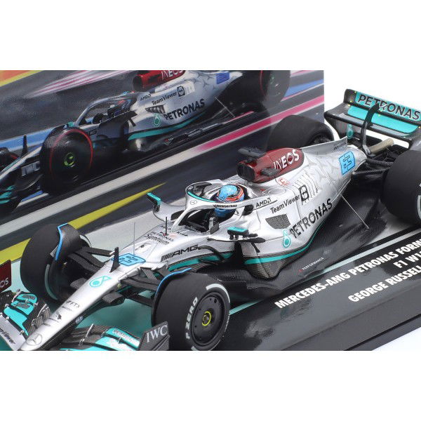 George Russell Mercedes AMG Petronas W13 Formel 1 Frankreich GP 2022 1:43