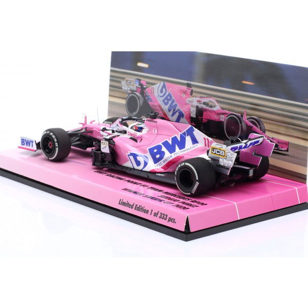 Sergio Perez BWT Racing Point F1 Team Sieger Sachir GP 2020 1:43