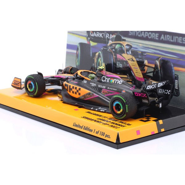 Lando Norris McLaren F1 Team MCL36 Formel 1 Singapur GP 2022 1:43
