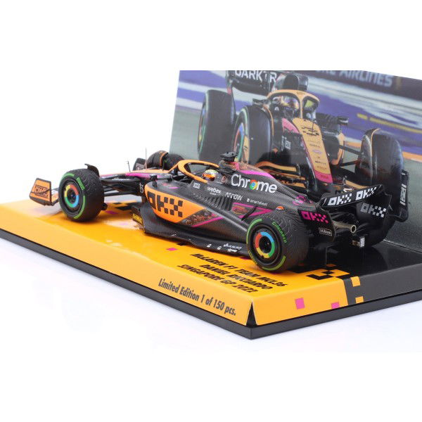 Daniel Ricciardo McLaren F1 Team MCL36 Formel 1 Singapur GP 2022 1:43
