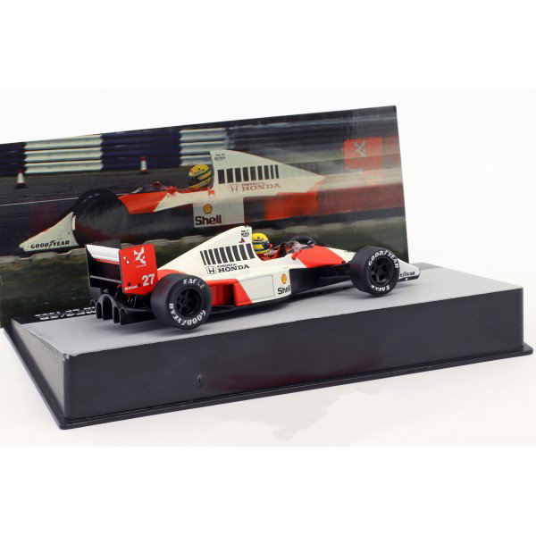 Ayrton Senna McLaren MP4/5B #27 Campione del Mondo di Gran Bretagna GP di Formula 1 1990 1/43