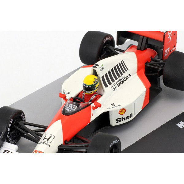 Ayrton Senna McLaren MP4/5B #27 Campione del Mondo di Gran Bretagna GP di Formula 1 1990 1/43