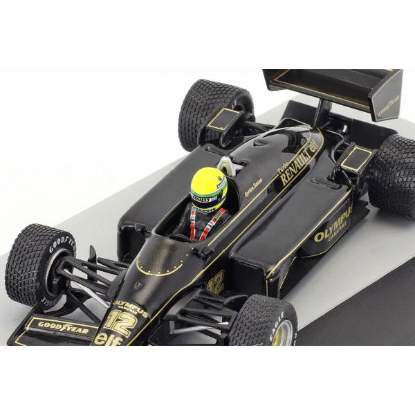 Ayrton Senna Lotus 97T #12 Vainqueur du GP du Portugal Formule 1 1985 1/43