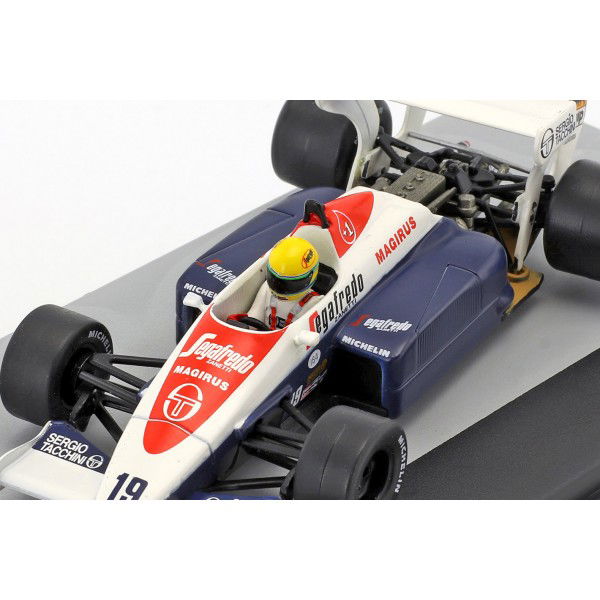 Ayrton Senna Toleman TG184 #19 3rd Großbritannien GP Formel 1 1984 1:43
